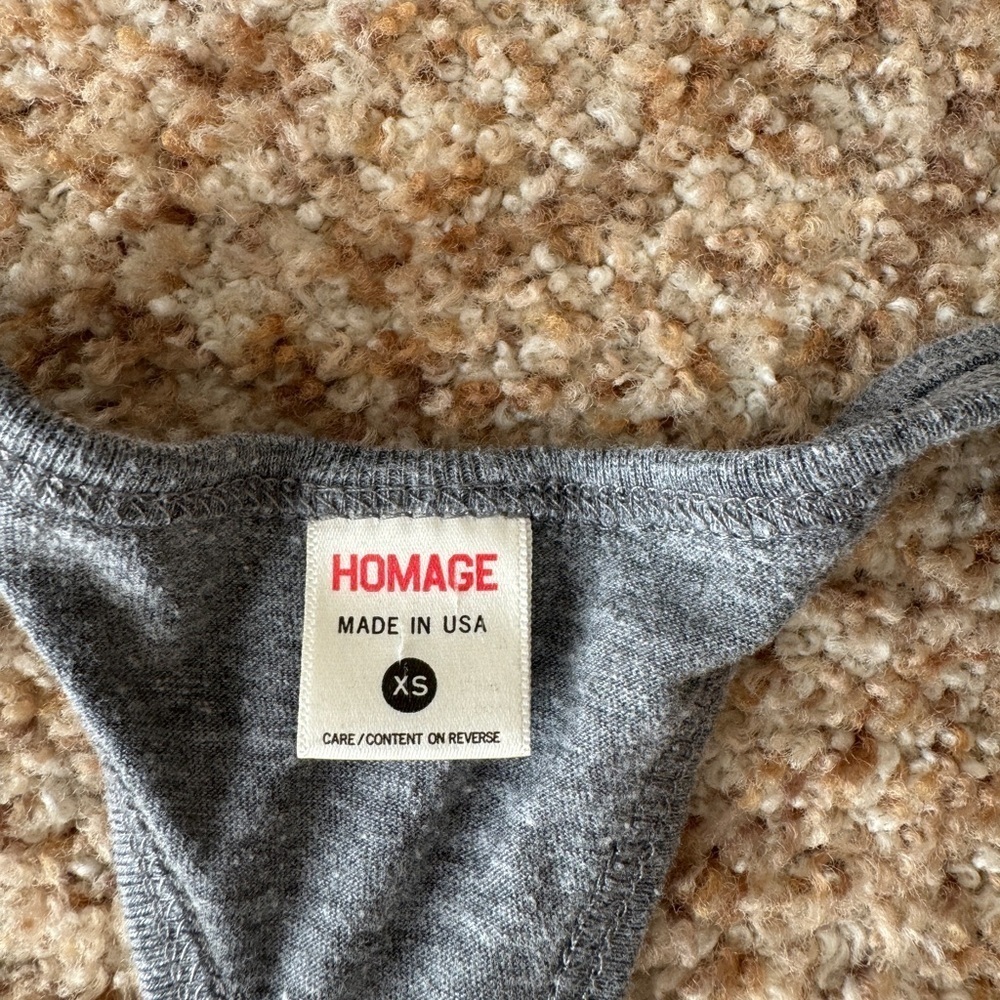Homage x NY Yankees baseball grey blue hoodie - Picture 3 of 3